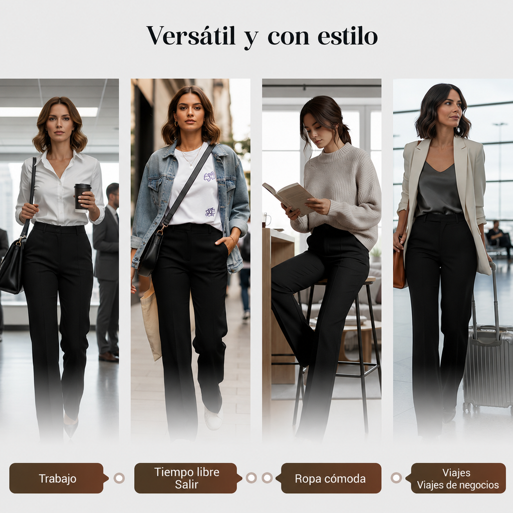 ALBI | Pantalones de vestir de cintura alta para mujer
