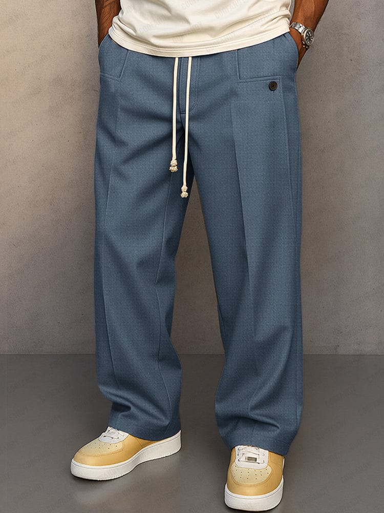 Pantalones de chándal modernos de corte recto ALBI - imagen 13