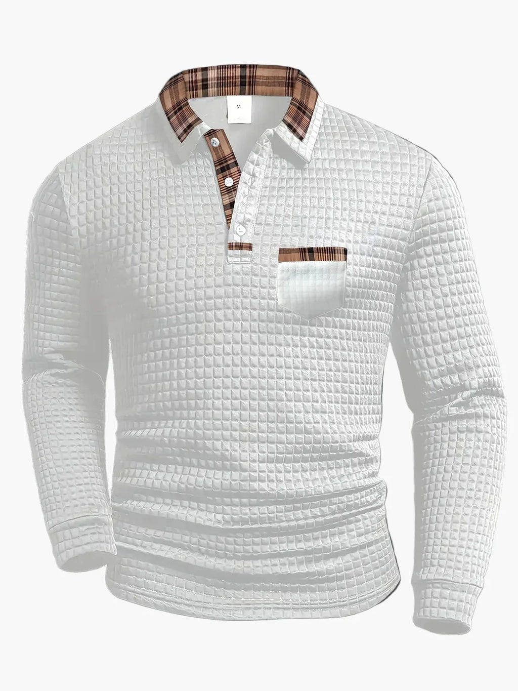 Polo de manga larga con diseño acolchado ALBI - imagen 8