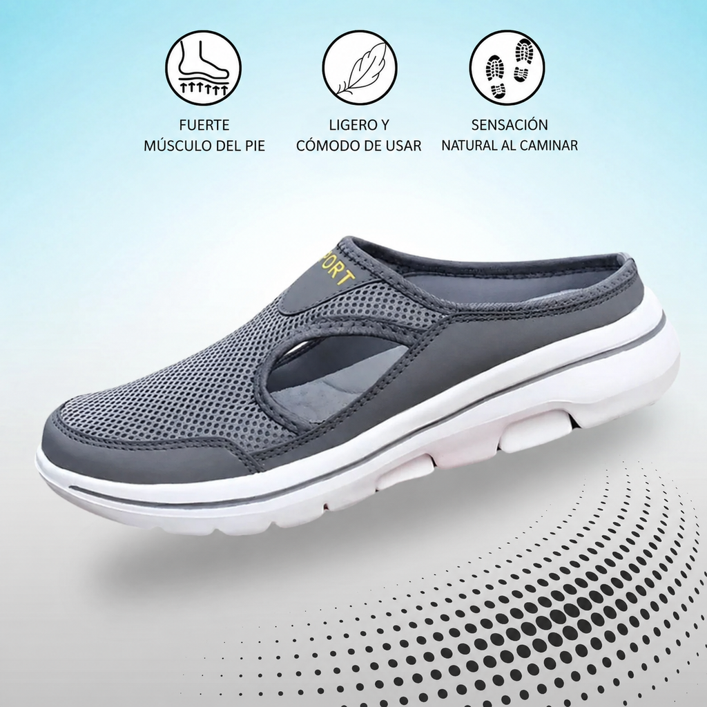 Orthofit | Comodidad transpirable en cada paso: sandalias deportivas para mujer y hombre. ALBI - detalle de tejido