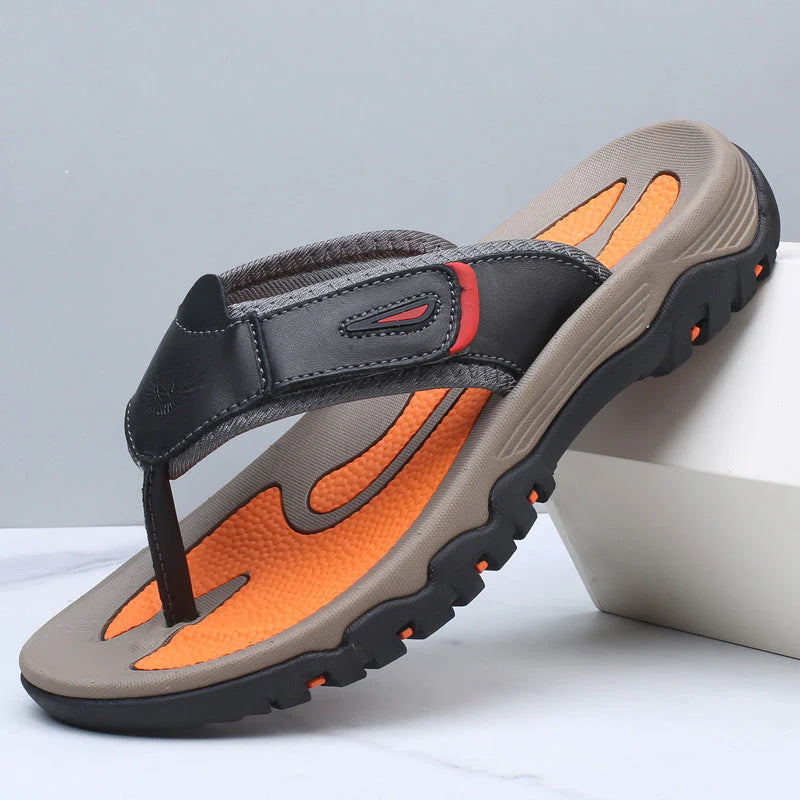Sandalias de piel con plantilla cómoda ALBI - imagen 8