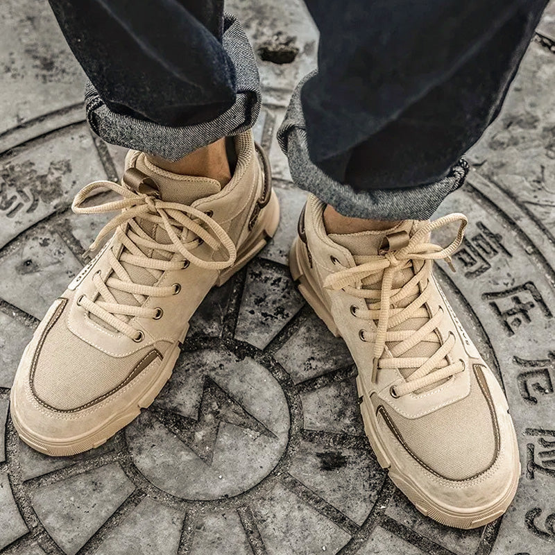 Botas para hombre de invierno ALBI - detalle de tejido