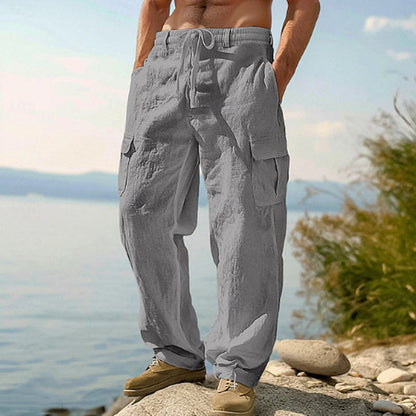 ALBI | Pantalones cargo ligeros de algodón