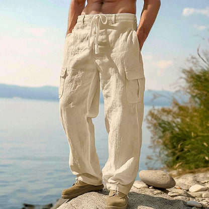 ALBI | Pantalones cargo ligeros de algodón