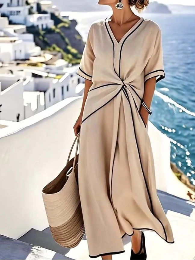Vestido suelto y elegante ALBI - Vestidos - vista de conjunto