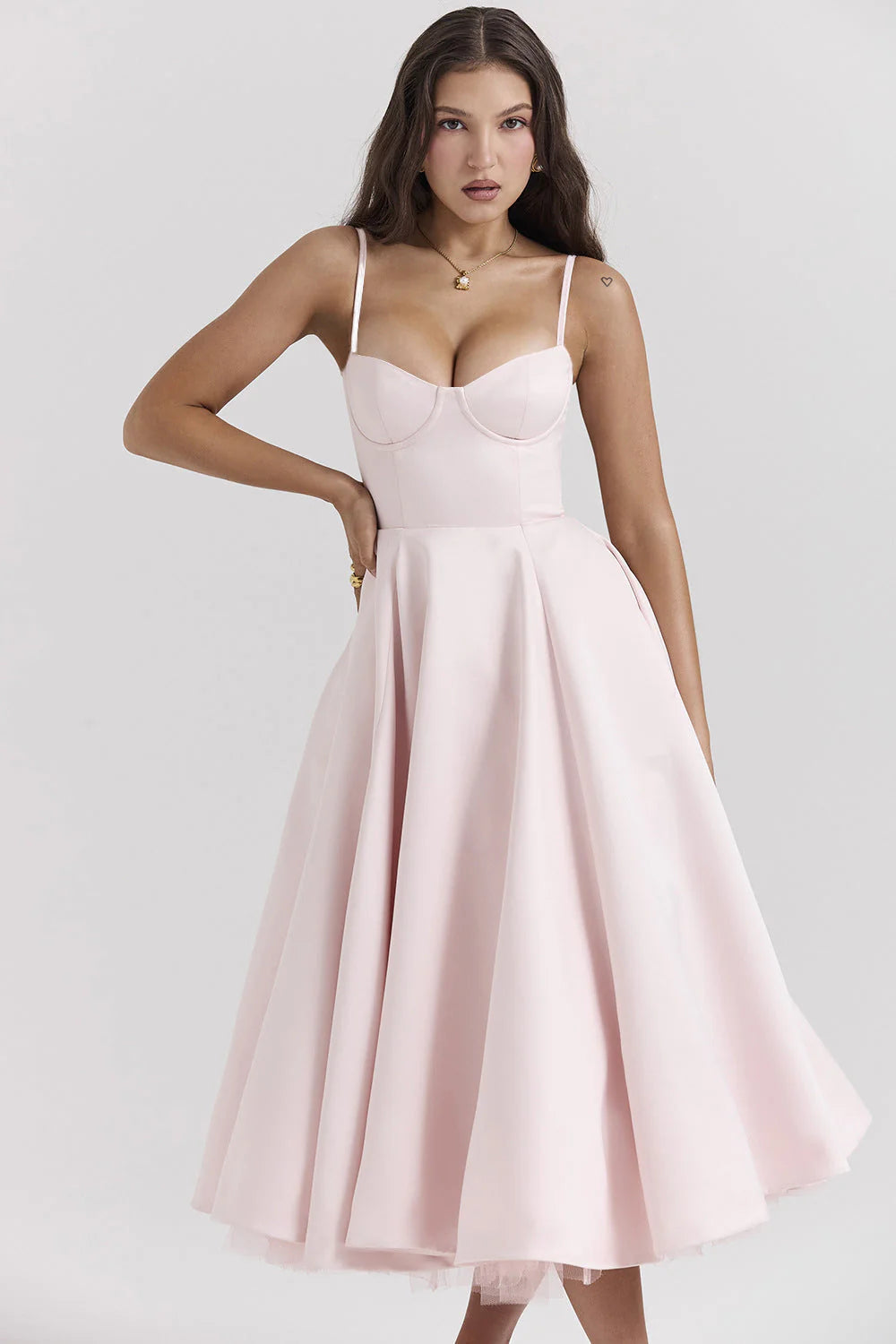 Vestido midi romántico de verano ALBI - Vestidos - imagen 12