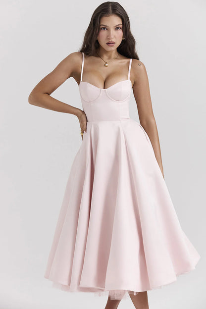 ALBI | Vestido midi romántico de verano