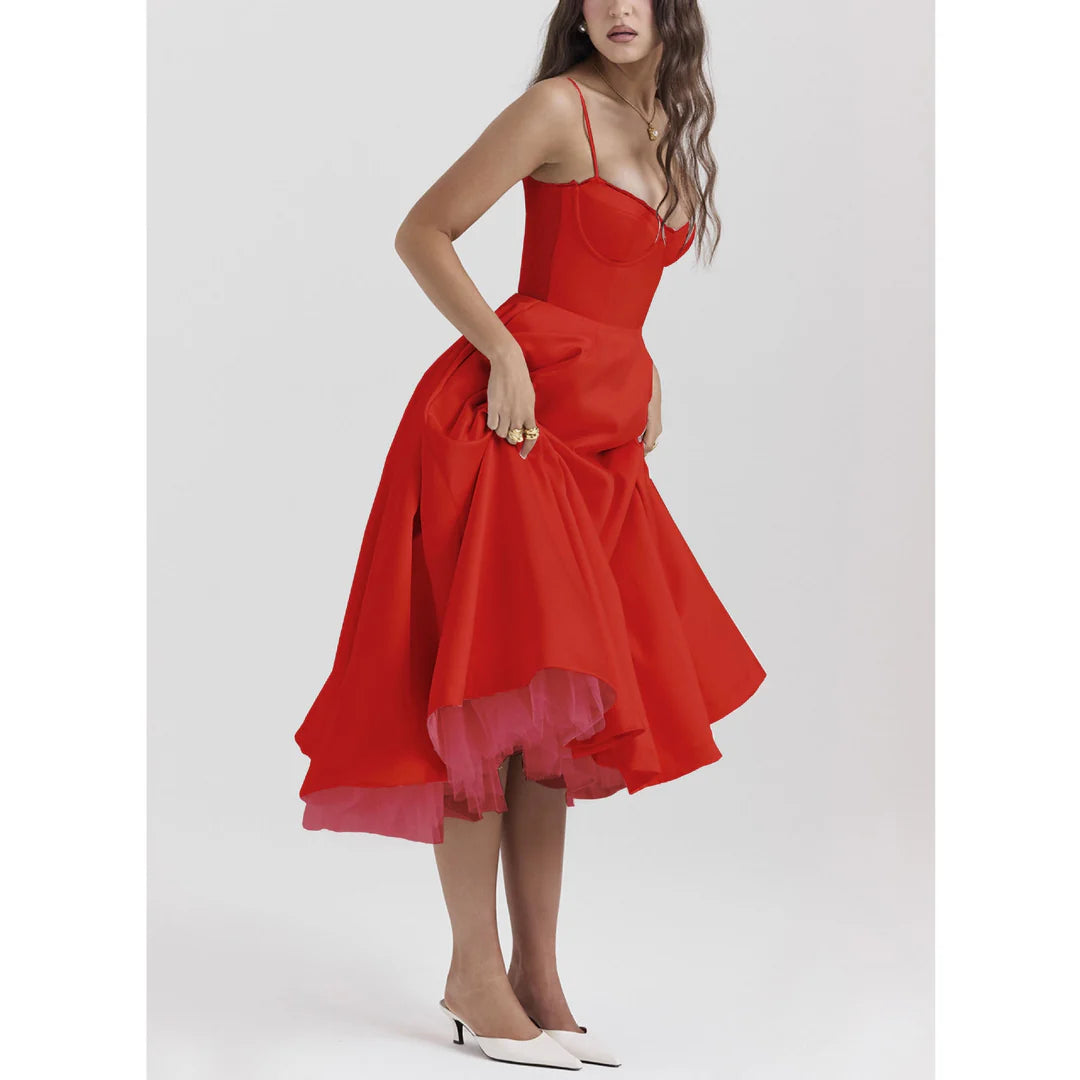 Vestido midi romántico de verano ALBI - Vestidos - imagen 13