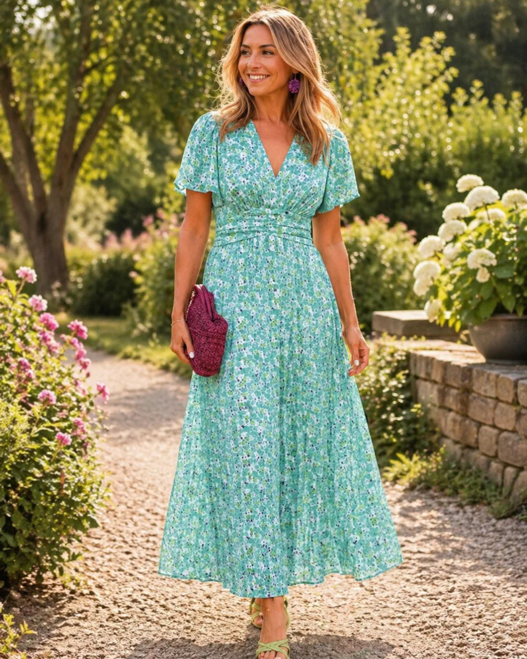 Vestido de verano de corte fluido ALBI - Vestidos - vista de conjunto