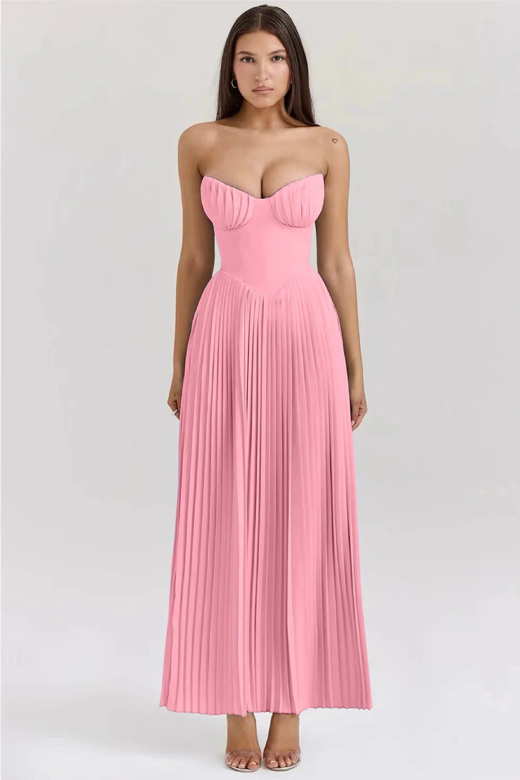 Lujoso vestido largo con una caída suave ALBI - Vestidos - imagen 16