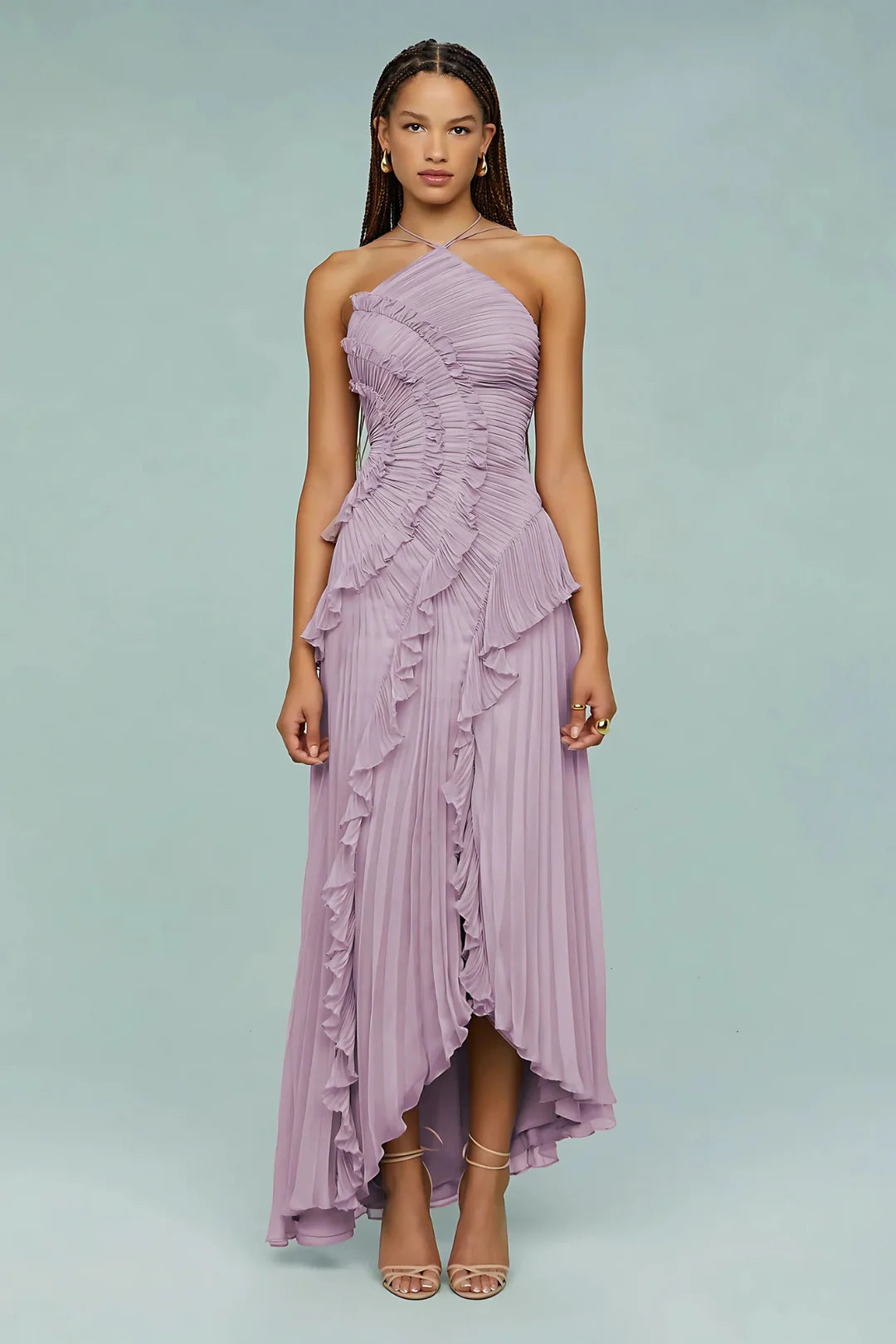 Vestido con volantes en espiral ALBI - Vestidos - imagen 17