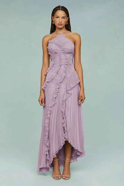 ALBI | Vestido con volantes en espiral