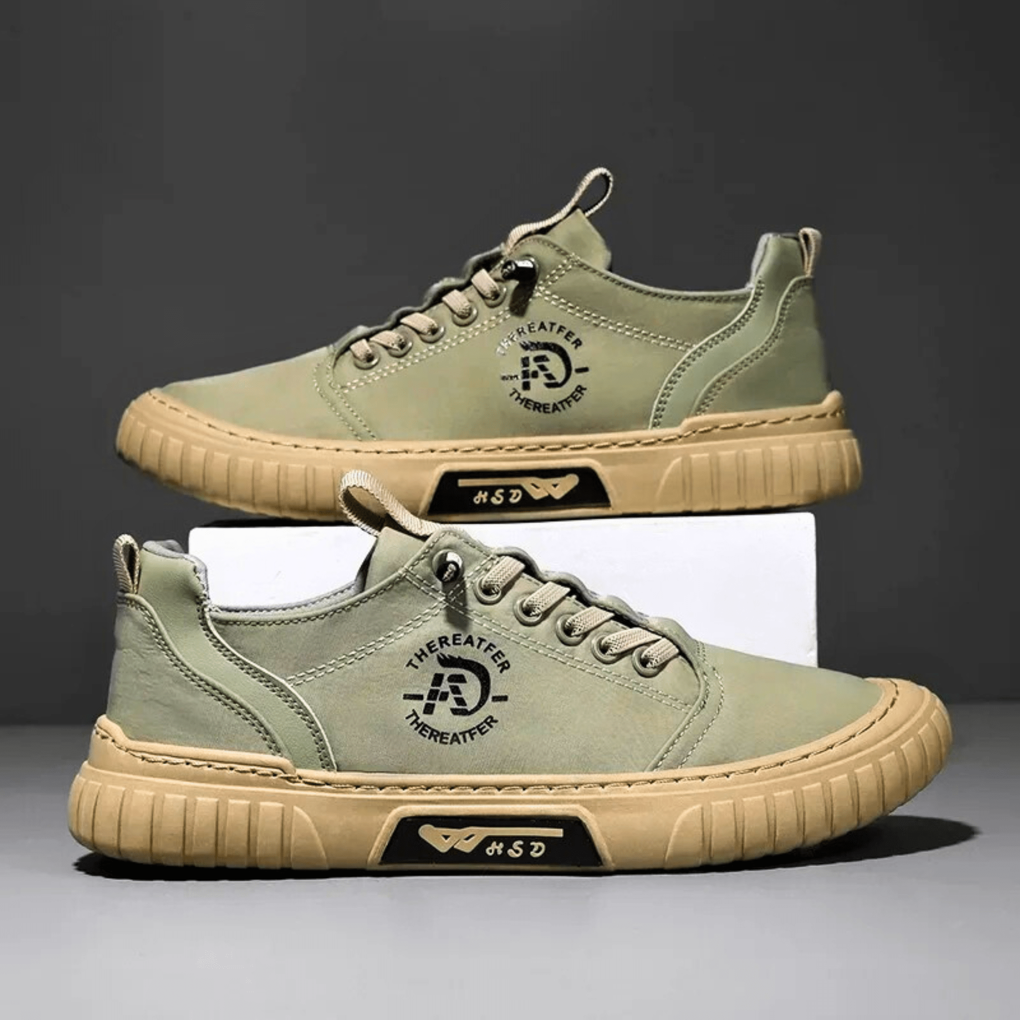 Zapatillas urbanas informales ALBI - color verde - imagen 8